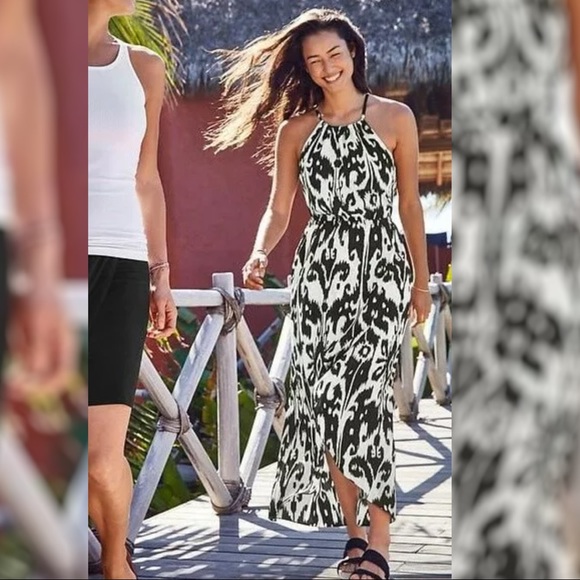 Athleta Dresses & Skirts - Athleta Ikat Bloom Layered Maxi Dress Size M